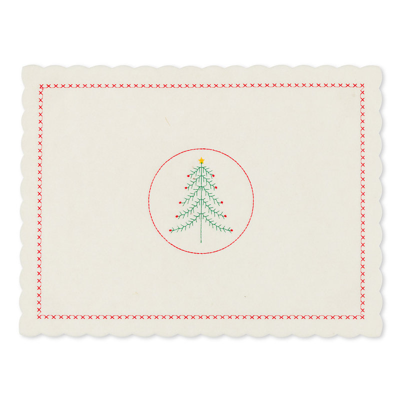 No Pattern Rectangle Placemat