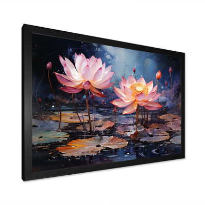 «Enchanted Lotus Waters», reproduction sur toile