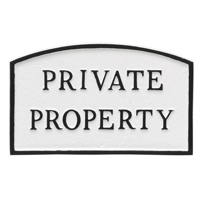 Weather Resistant Metal Garden Plaque