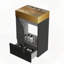 Meuble-lavabo autoportant avec évier intégré en acier inoxydable moderne avec rangement rayé-360103700