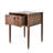 Solid Wood End Table with Storage