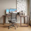 Bureau d'écriture en bois massif de couleur noyer clair-118312058-118312054-118312051