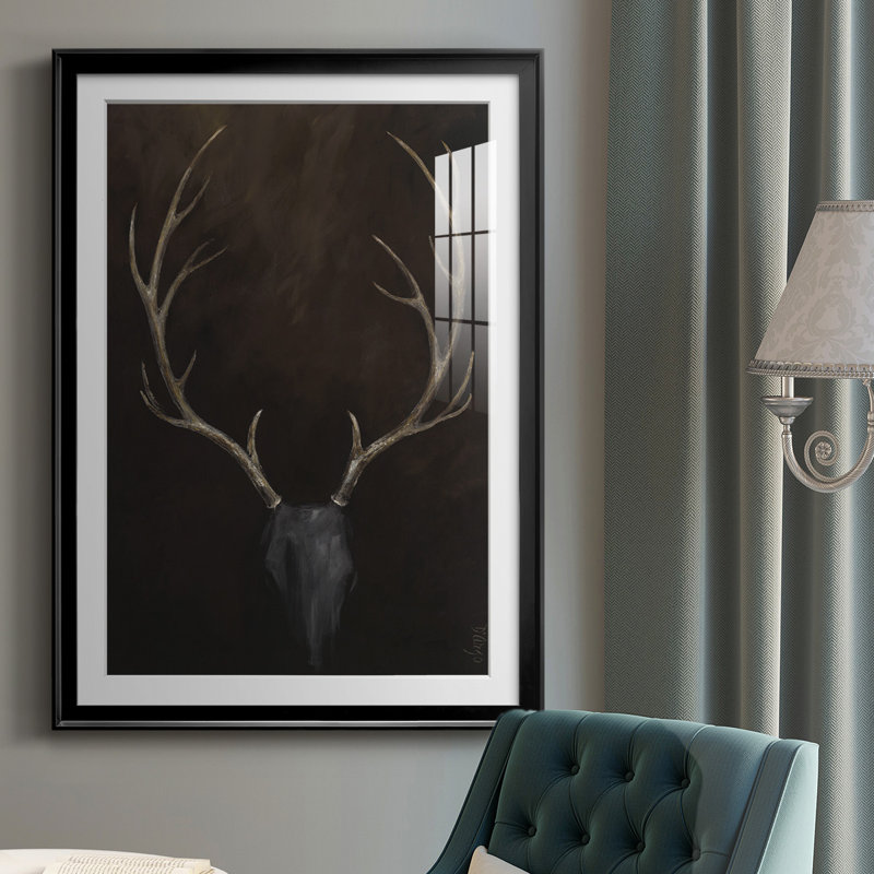 Buck, reproduction encadrée de qualité supérieure - prête à être accrochée, Noir, H 30,5 po x l 22,5 po