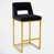 Black Seat / Gold Frame