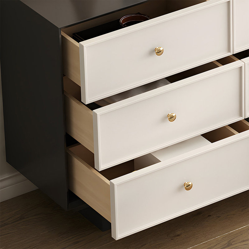 Commode minimaliste de style italien, 33.46" H x 55.11" W x 15.75" D