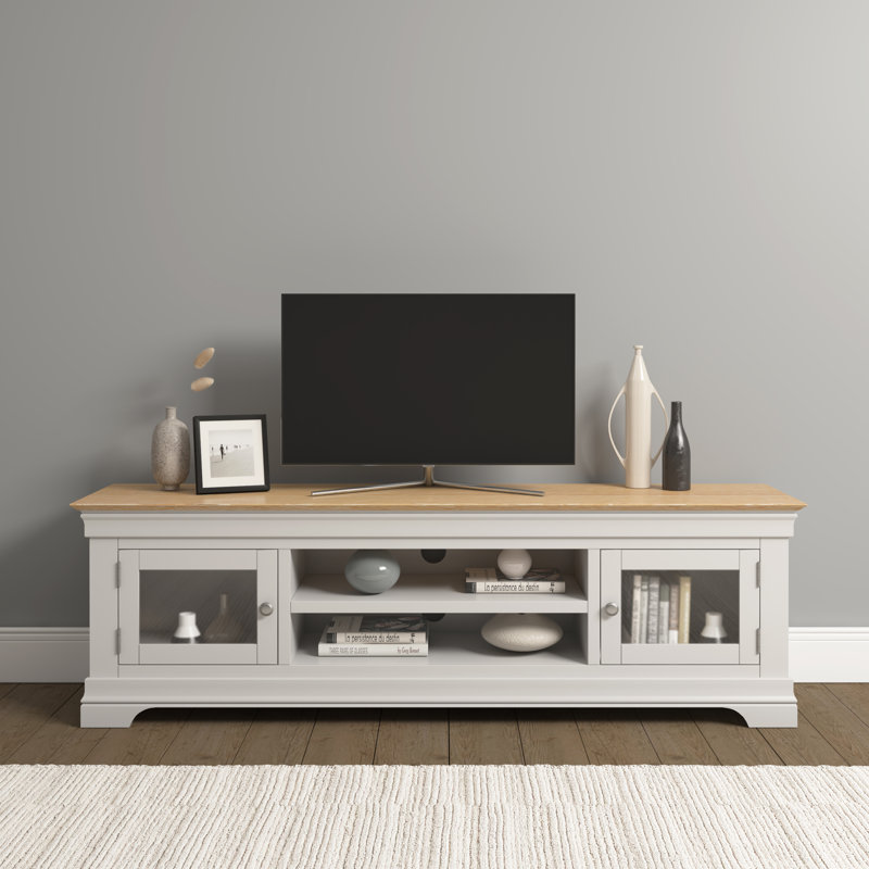Adaleya TV Stand, 56cm H x 180cm L x 43cm W, Ivory