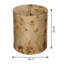Table d'appoint cylindrique 20 x 20 x 24 po