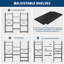 138.4cm H x 158cm W Iron Bookcase-1732583881