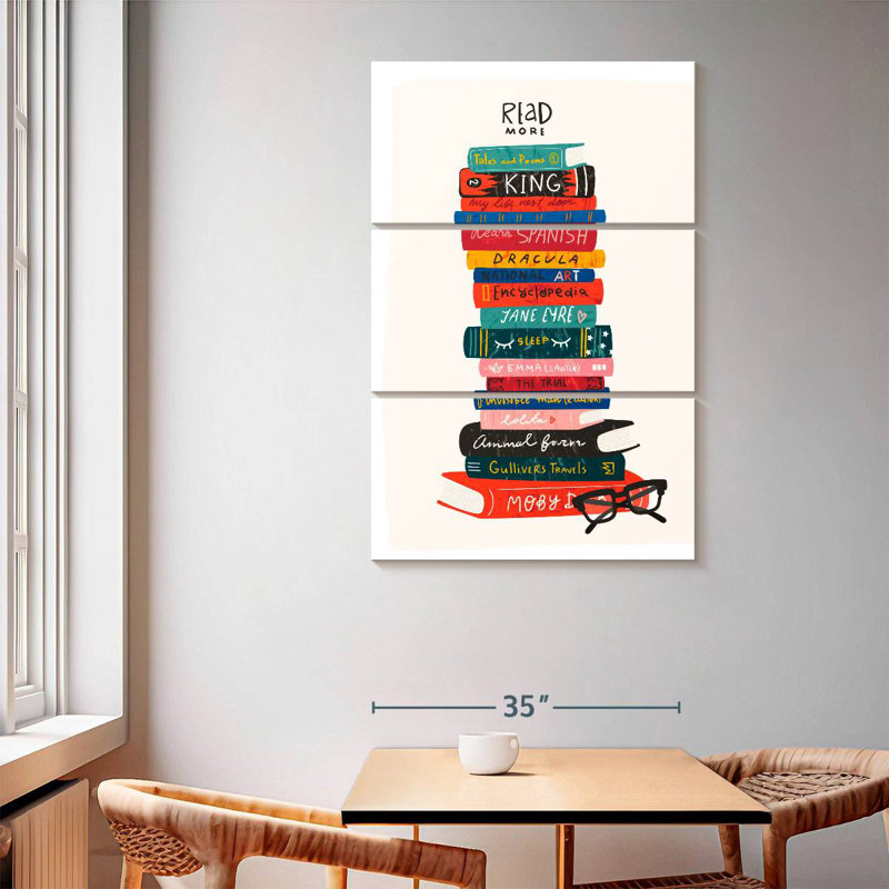 Keiraleigh Read More Book Stack, 65'' H X 42'' W