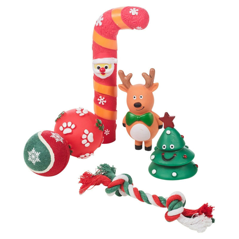 Christmas Dog Decorative Accent