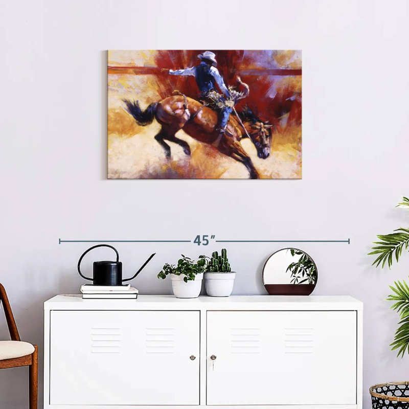 Sireci Yeehaw, 20" H x 30" W