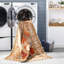Tapis orange brûlé / orange lavable à la machine Mags-1183700142
