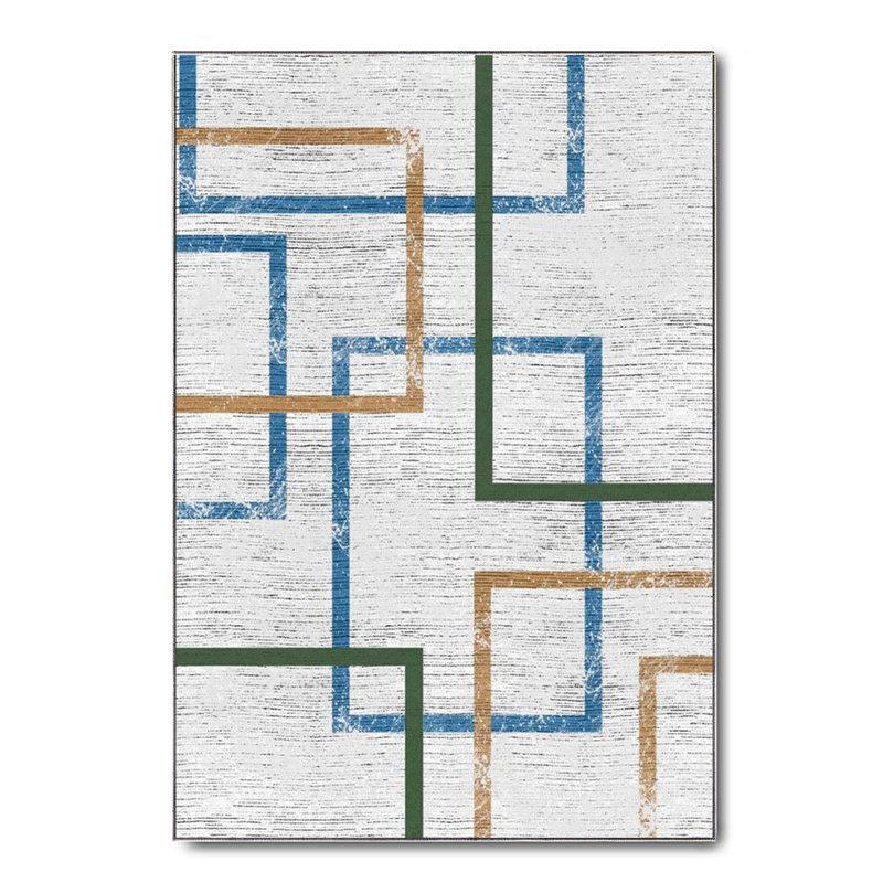 Tapis en coton Reanna, Carré 2 pi 7 po