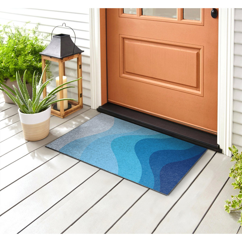Non-Slip Ombre Outdoor Doormat