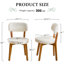 Chaise d'appoint de cuisine rembourrée Mid-Century-1076407102
