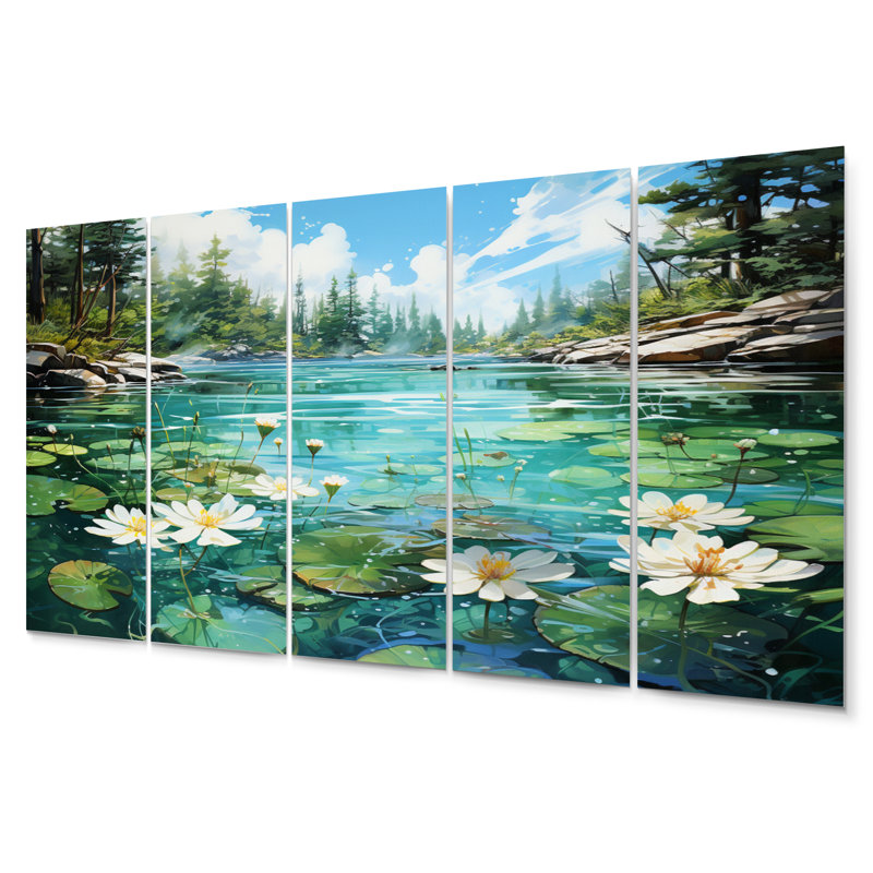 Ensemble de 5 décorations murales