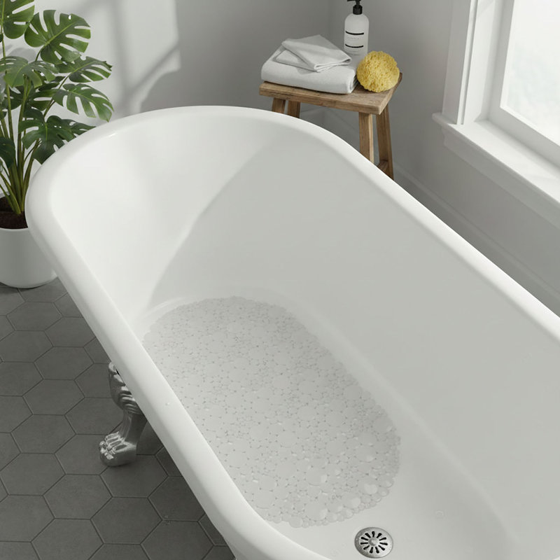 Jalese Non-Slip Shower Mat, Clear