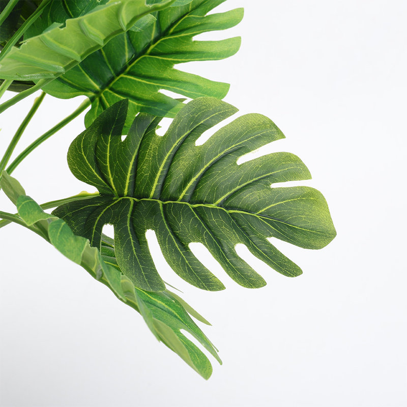 32cm Faux Philodendron Plant in Planter