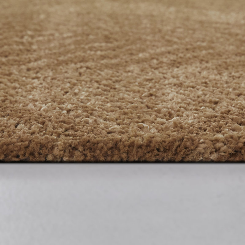 Tapis rayé orange brûlé Chavero, 7 pi 10 po x 10 pi