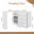 44"-85" Extendable Sofa Bar Table Cabinet Behind Couch Pub Table with LED