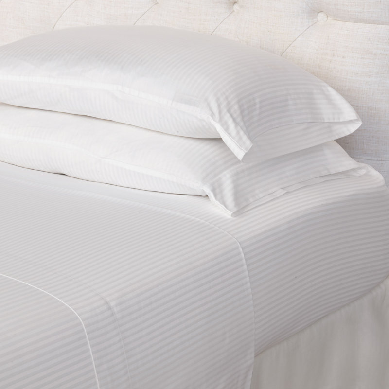 Emilio Flat Sheet, King Flat Sheet, White