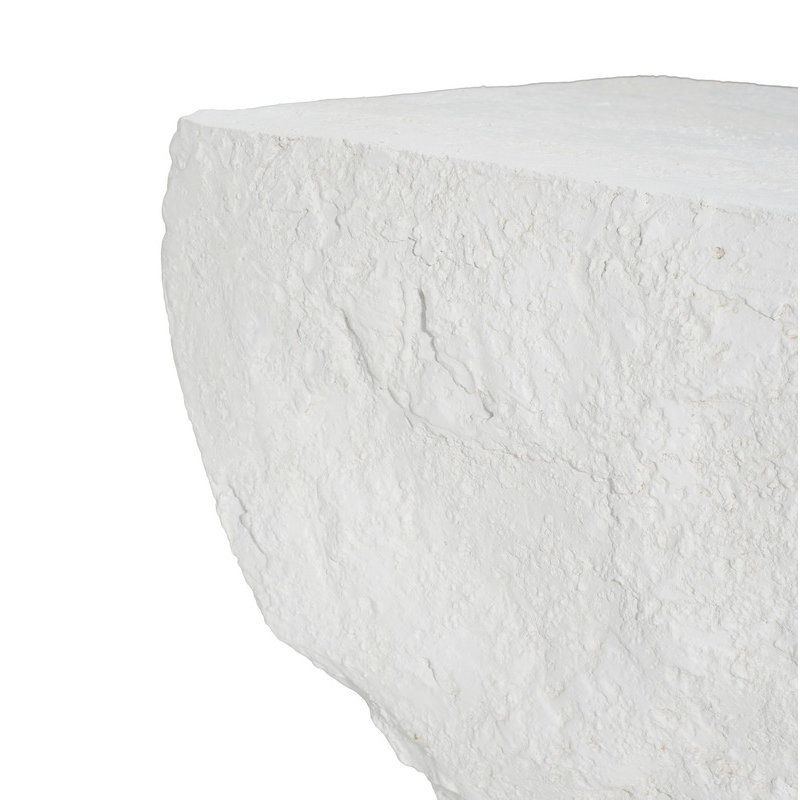 Table d'appoint Cleo Outdoor Paito Modern Minimalist MGO, blanc