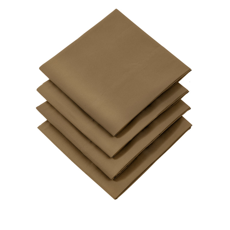 Vilano Springs Easy care Microfiber Four Pillowcases by Southshore Fine Linens, King, Taupe