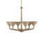 Marbella 6 - Light Abaca Rope/Wrought Iron Chandelier