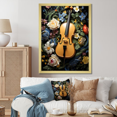 «Yellow Nature's Harmony» - art mural musique
