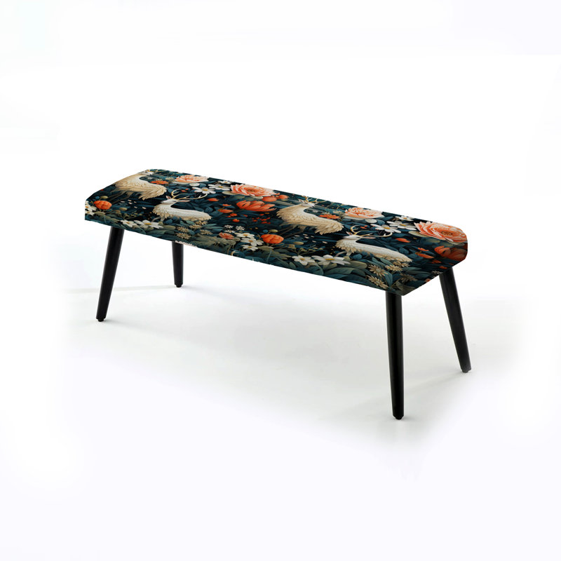 Banc rembourré noir Wetherell