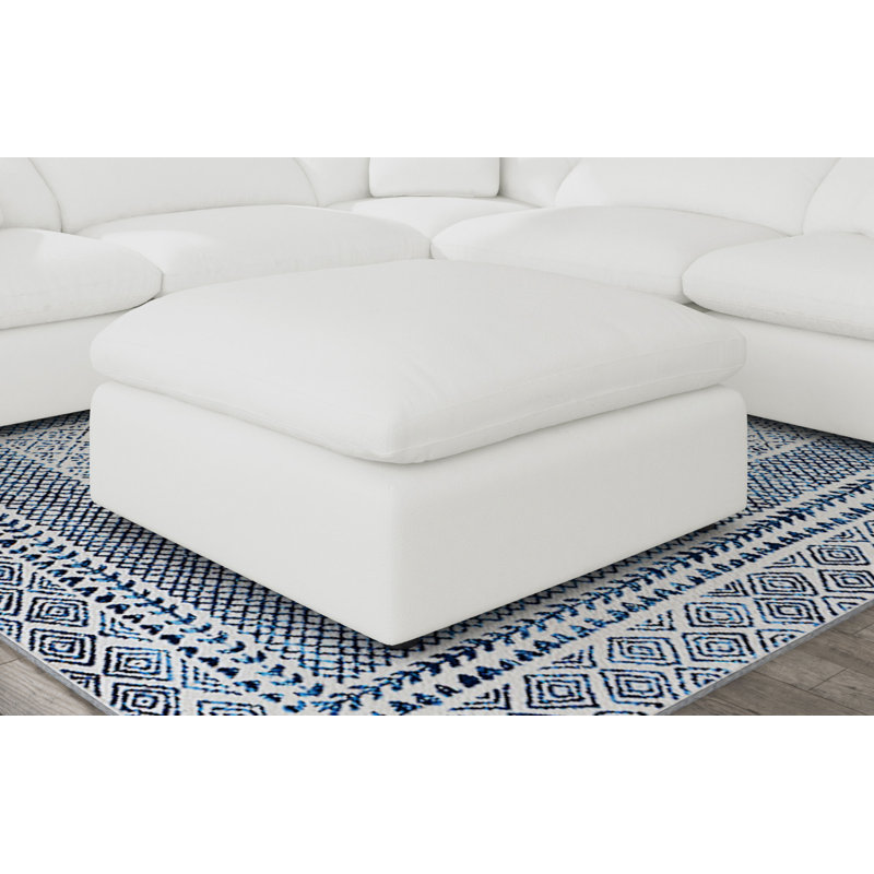 Repose-pieds Marler Boucle, Ivoire ivoire