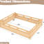 Structure de lit pour grand lit à profil bas avec garde-corps pleine longueur, pin et matériau, aspect moderne, pas de sommier tapissier. Structure solide, entrée facile, style mixte dans les chambres-130833671-130833674