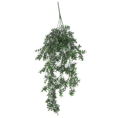 Multipack Hanging Plants Fire / UV Resistant 78 cm H Faux Fern Plant