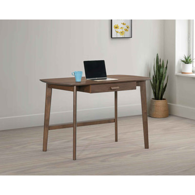 Bureau d'écriture avec tiroir Haven - Bois massif, design moderne