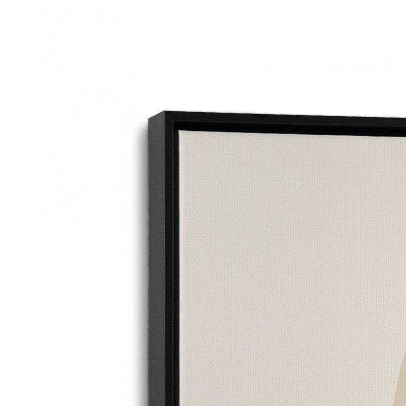 «Subtle Echoes», reproduction sur toile dans un cadre, H 18,75 po x l 12,75 po, Noir satiné