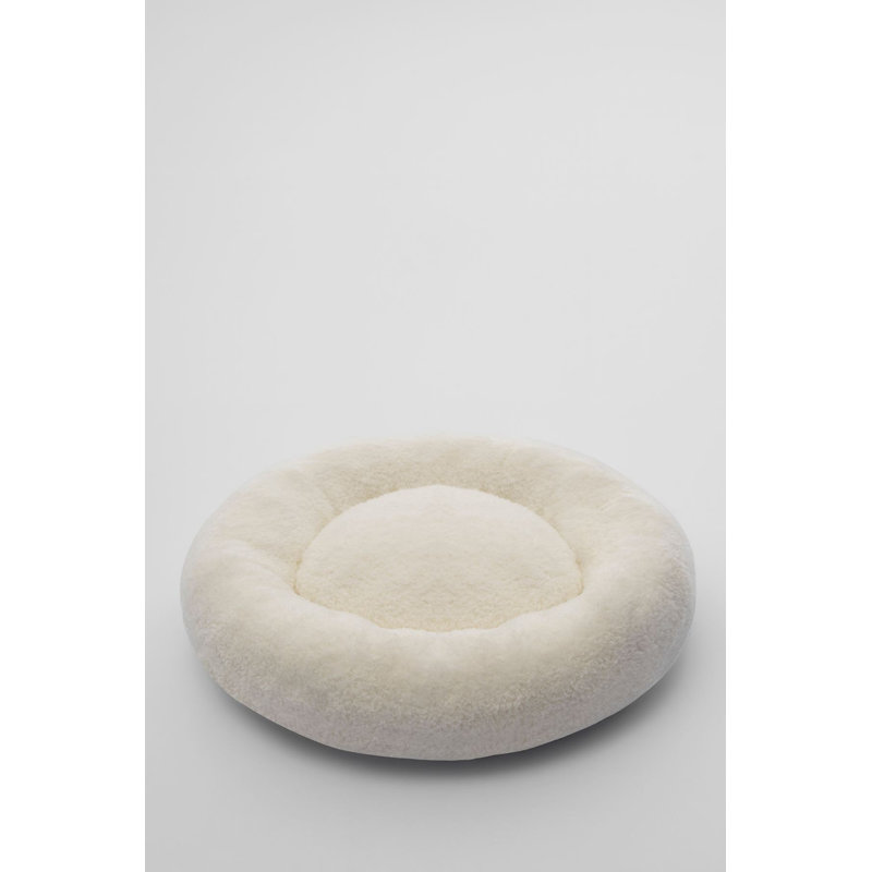 Lit pour animal de compagnie, Blanc, Taille moyenne: L 18,5 po x l 18,5 po