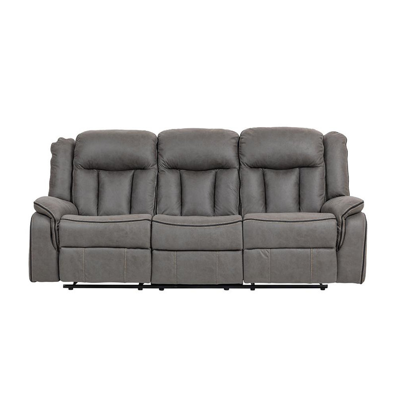 Bahez 5 Seater Reclining Sofa, Grey