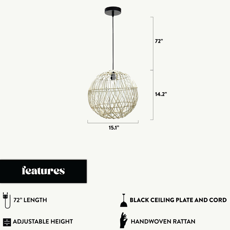 Muth 1 - Light Pendant, Beige