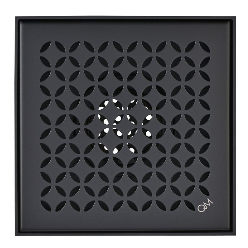 6'' W Grid, Black