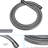 Brushed Nickel 12 Inch Wall Mounted Dual Shower System, - Scald Valve, Rainfall And Handheld With Extensive Coverage Square , Balanced Rough In Finish, For Everyday Use