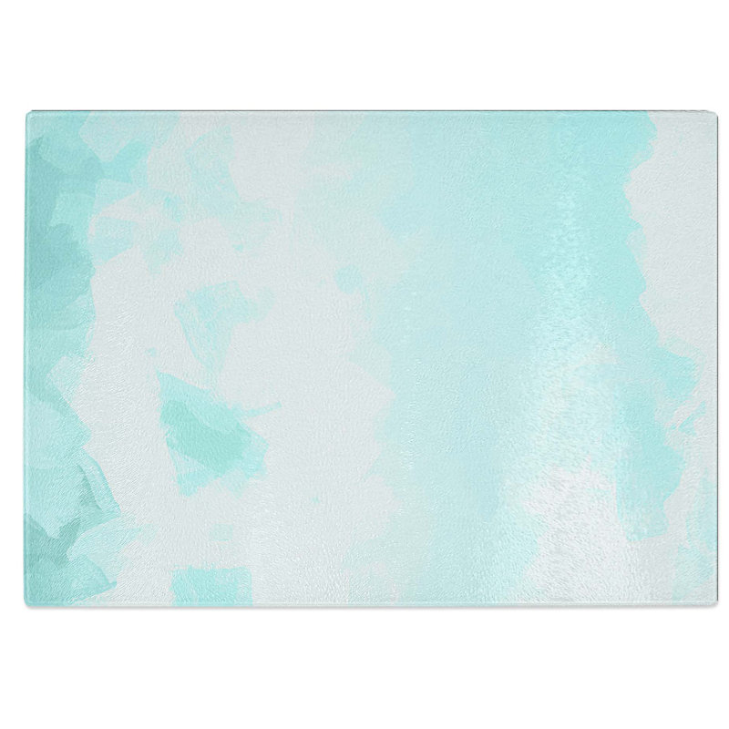 Tempered Glass Clouded Chopping Board, 39 cm W x 28.5 cm L