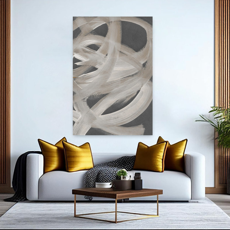 Contemporary Art Abstract Organic Art, 60" H x 40" W