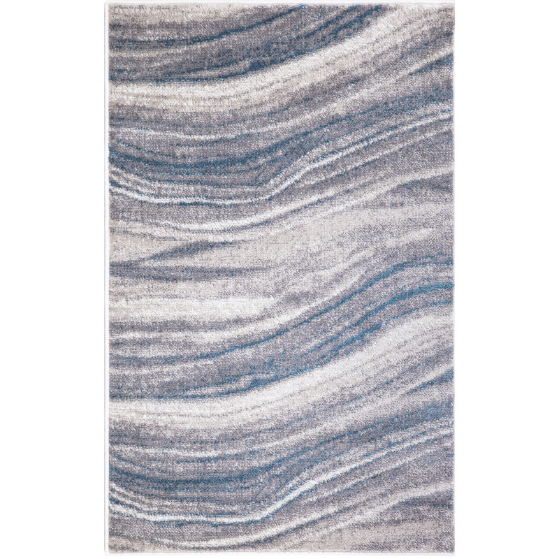Perkinsville Striped Indoor Rug, Rectangle 2'7" x 4'1"