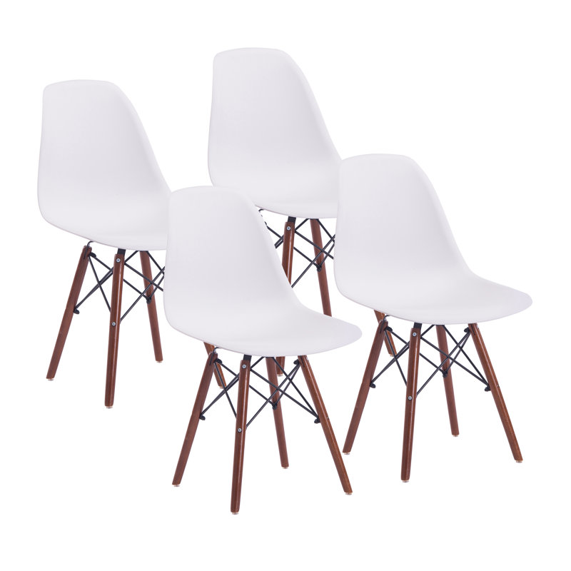 Chaise d'appoint Custer, Blanc, 4