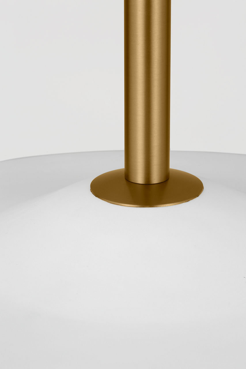 Mitchel Single Light Pendant, 9.75" H x 16" W x 16" D