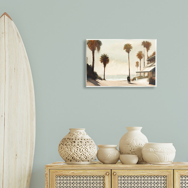  Art mural tropical Café Del Mar par Noah Bay, H 13 po x l 19 po