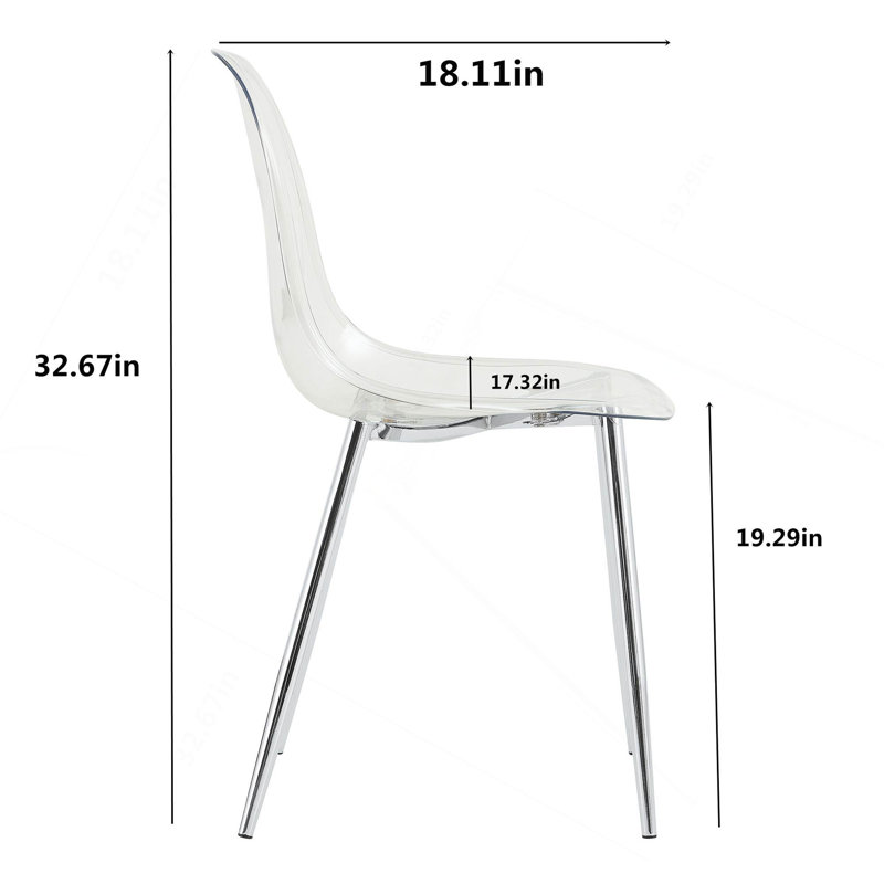 Ensemble de chaises de salle à manger Modern Modern