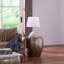 Ares Iron Side Table, Antique Brass