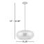 1-Light Single Drum LED Pendant-1613332950