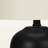 Valda Metal Lamp with Black Ceramic and Ivory/Cream Shade, 16.29'' H X 9.35'' W X 9.37'' D
